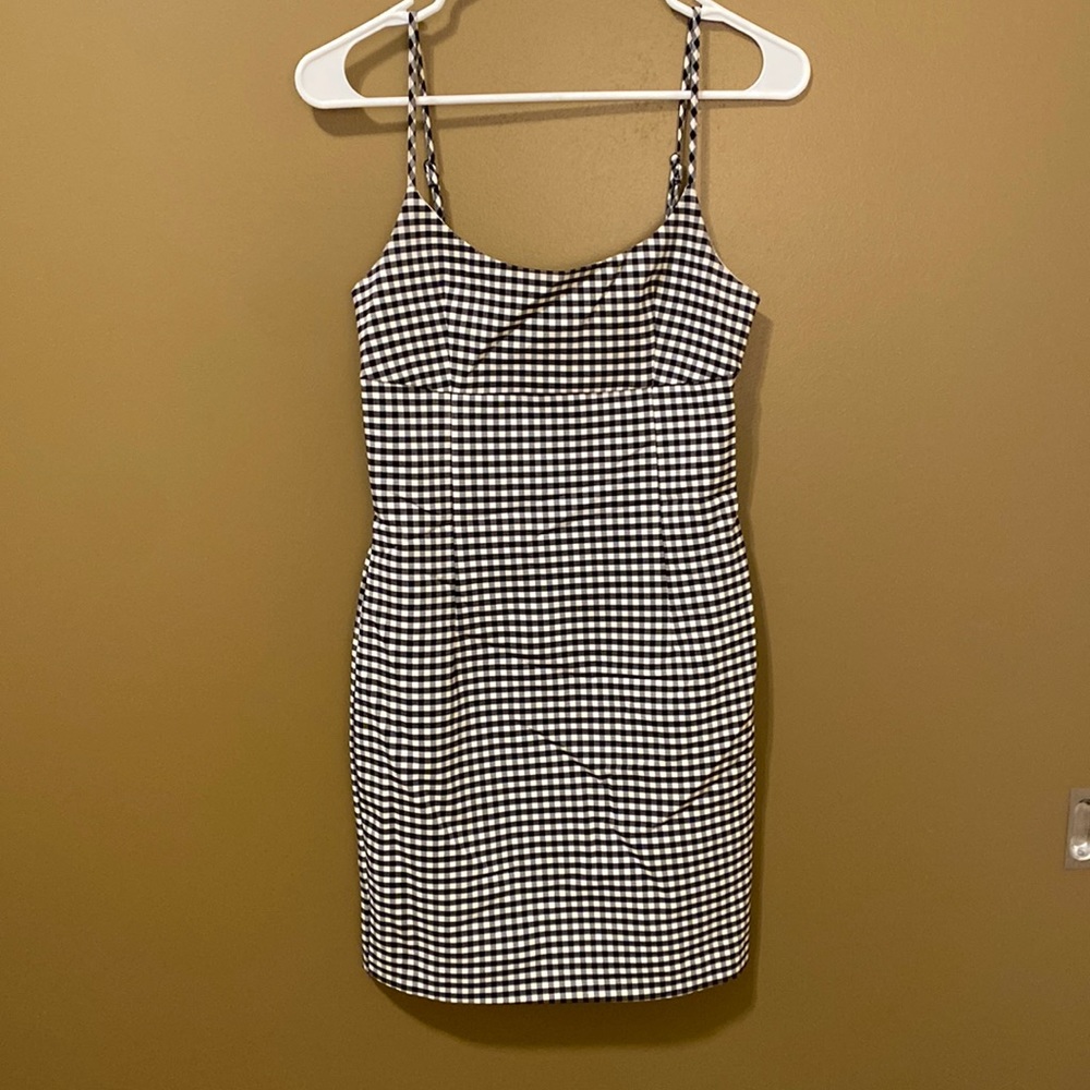 Checkered summer dress